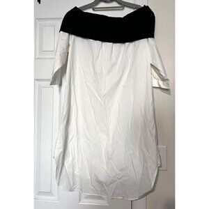 Acne Studios Oversized Cotton Poplin Off shoulder Cotton Shirt Dress Size M lux